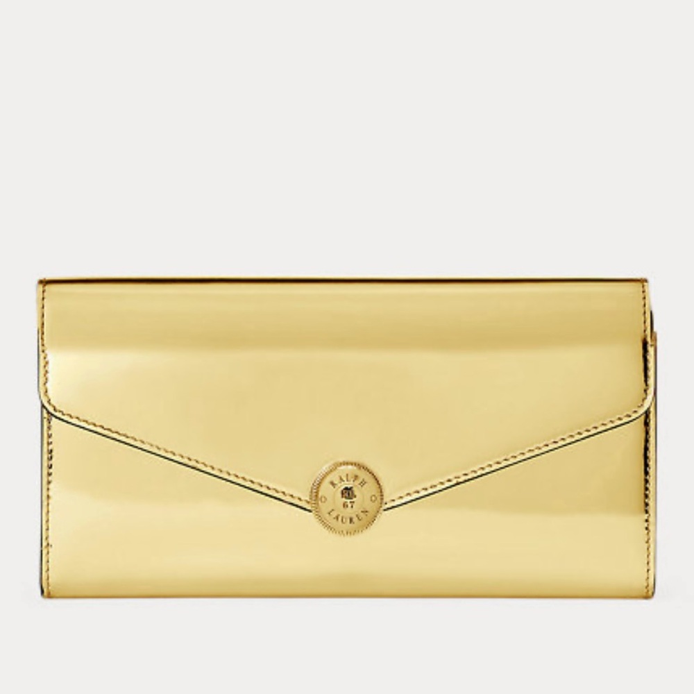 Ralph Lauren Collection Logo-Snap Specchio Wallet